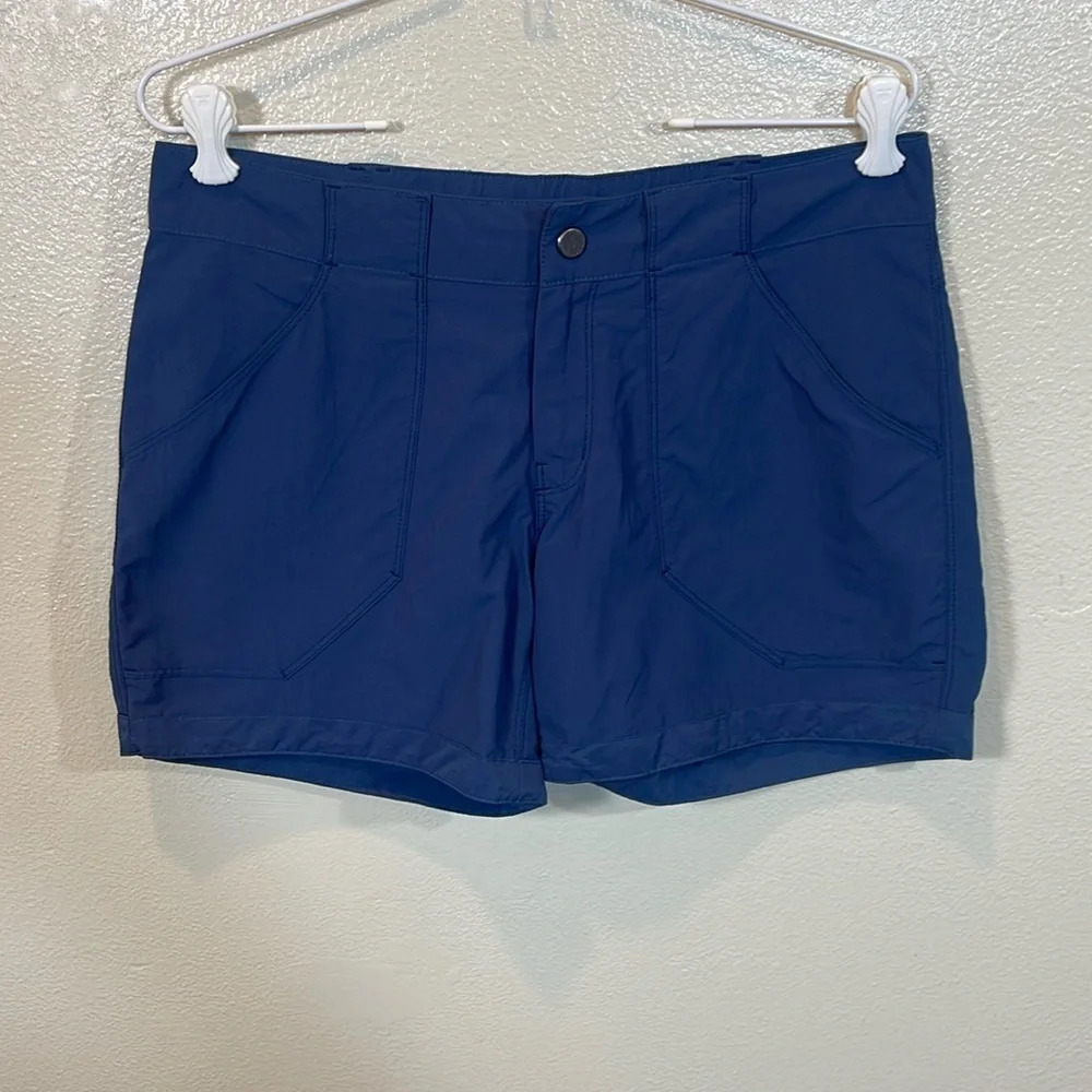 Mountain Hardwear Women's Blue Nylon Tech Hiking Shorts size 6/38
